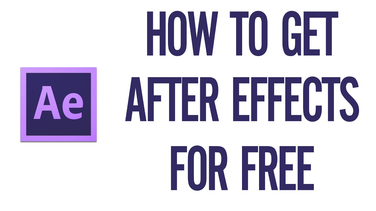 how to download after effects free